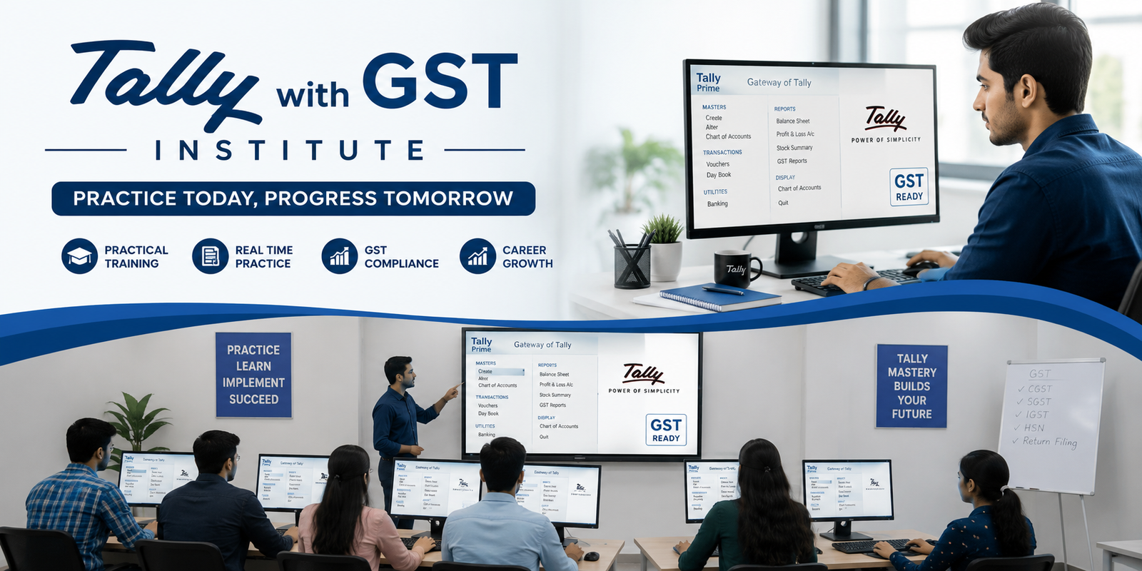 Tally with GST course in Khammam — accounting, GST billing and inventory training
